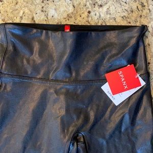 NWT Spanx Faux Leather Leggings